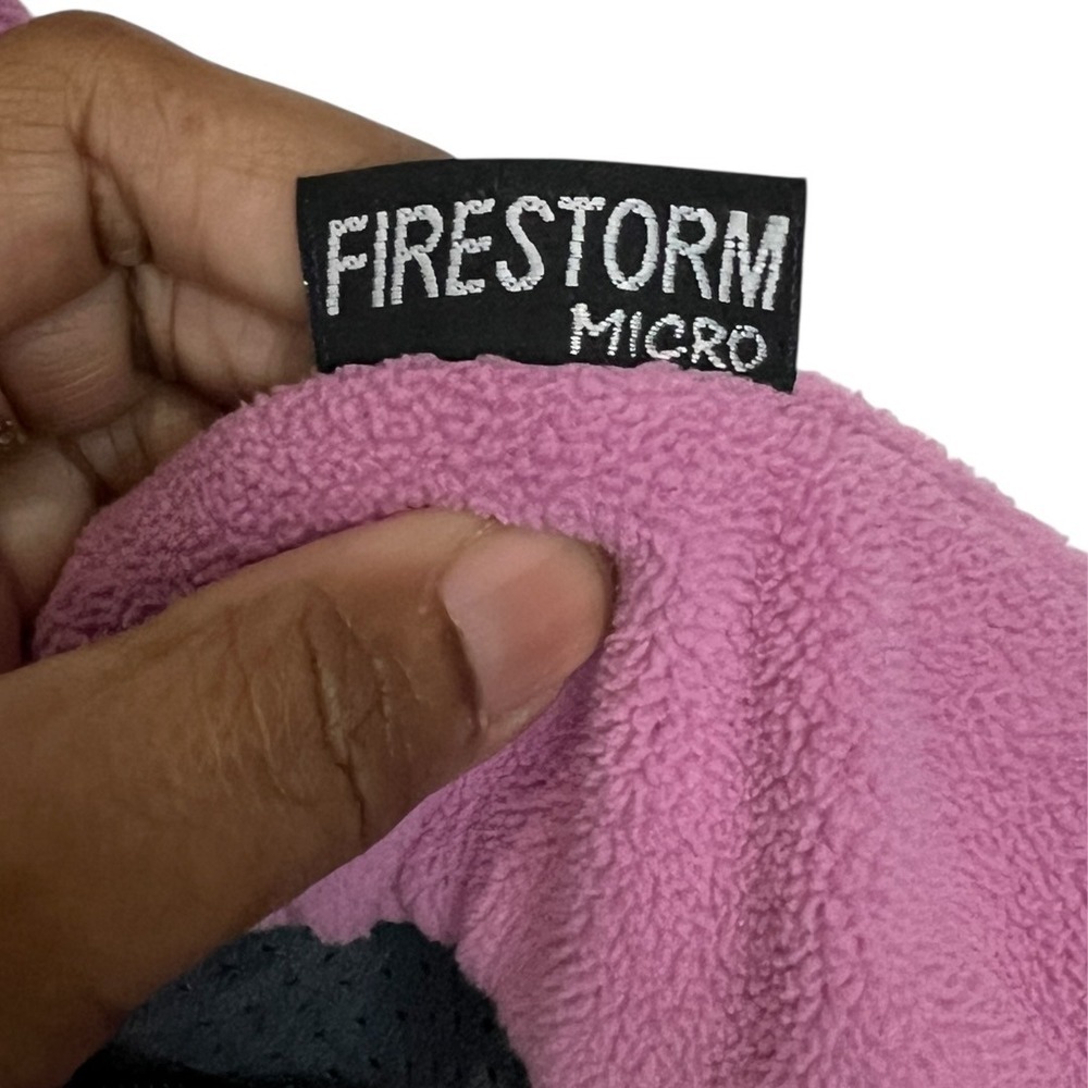 First Ascent Women's Firestorm Micro Fleece Vest Pink Full Zip Outdoor - Medium - Picture 5 of 7